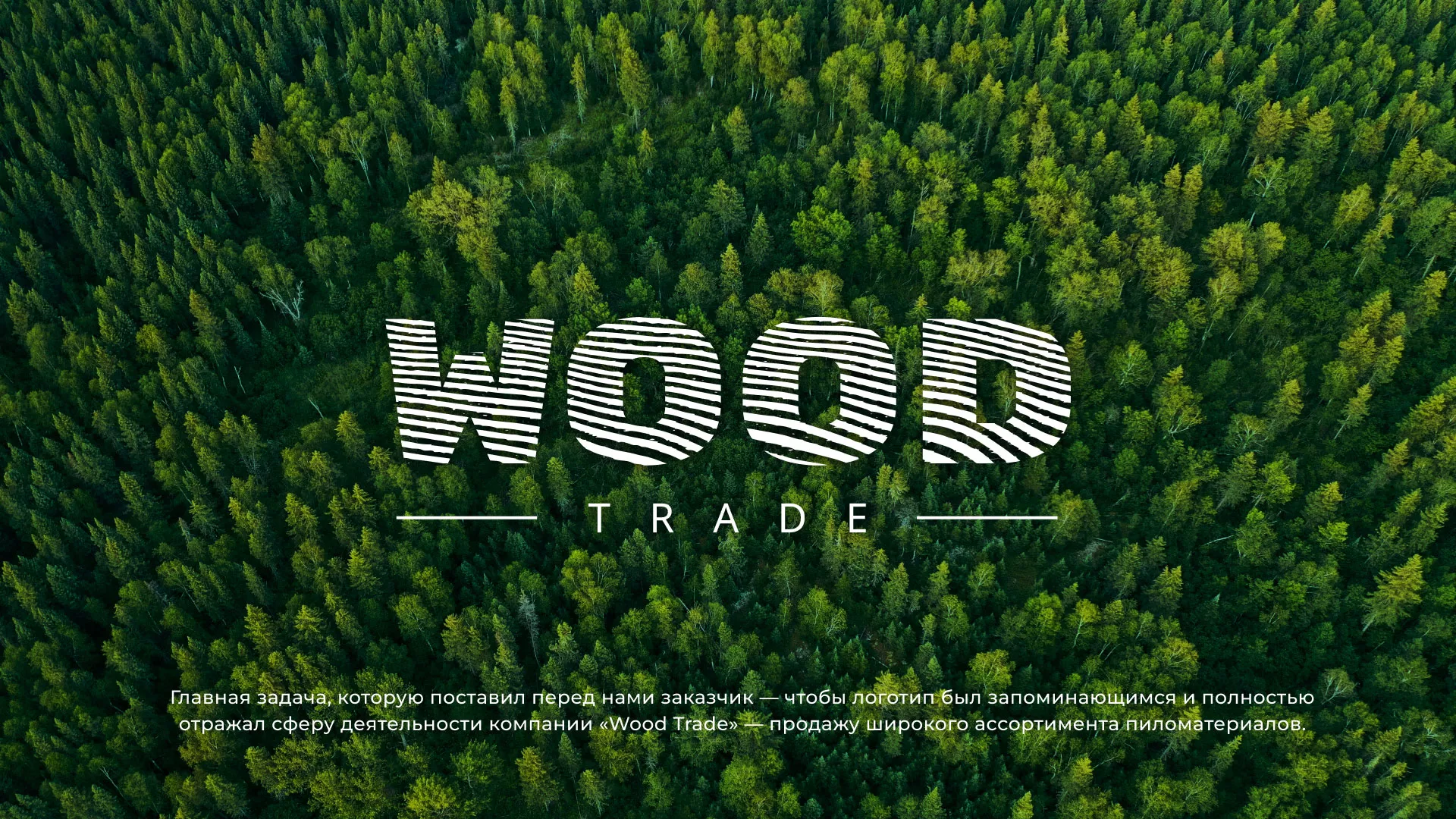 Разработка логотипа для компании «Wood Trade» в Лосино-Петровске