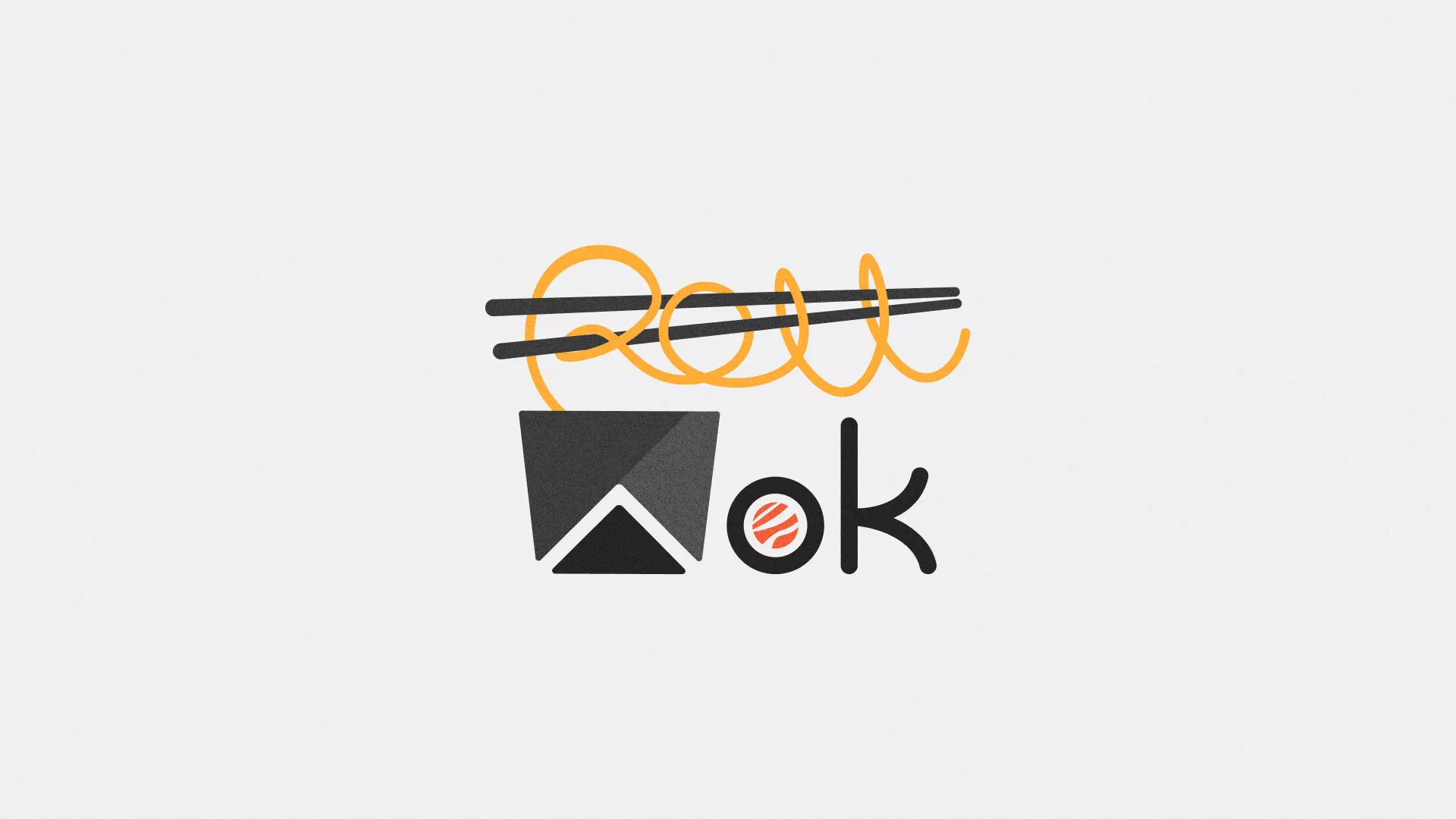 Разработка логотипа в Лосино-Петровске для суши-бара «Roll Wok Club»