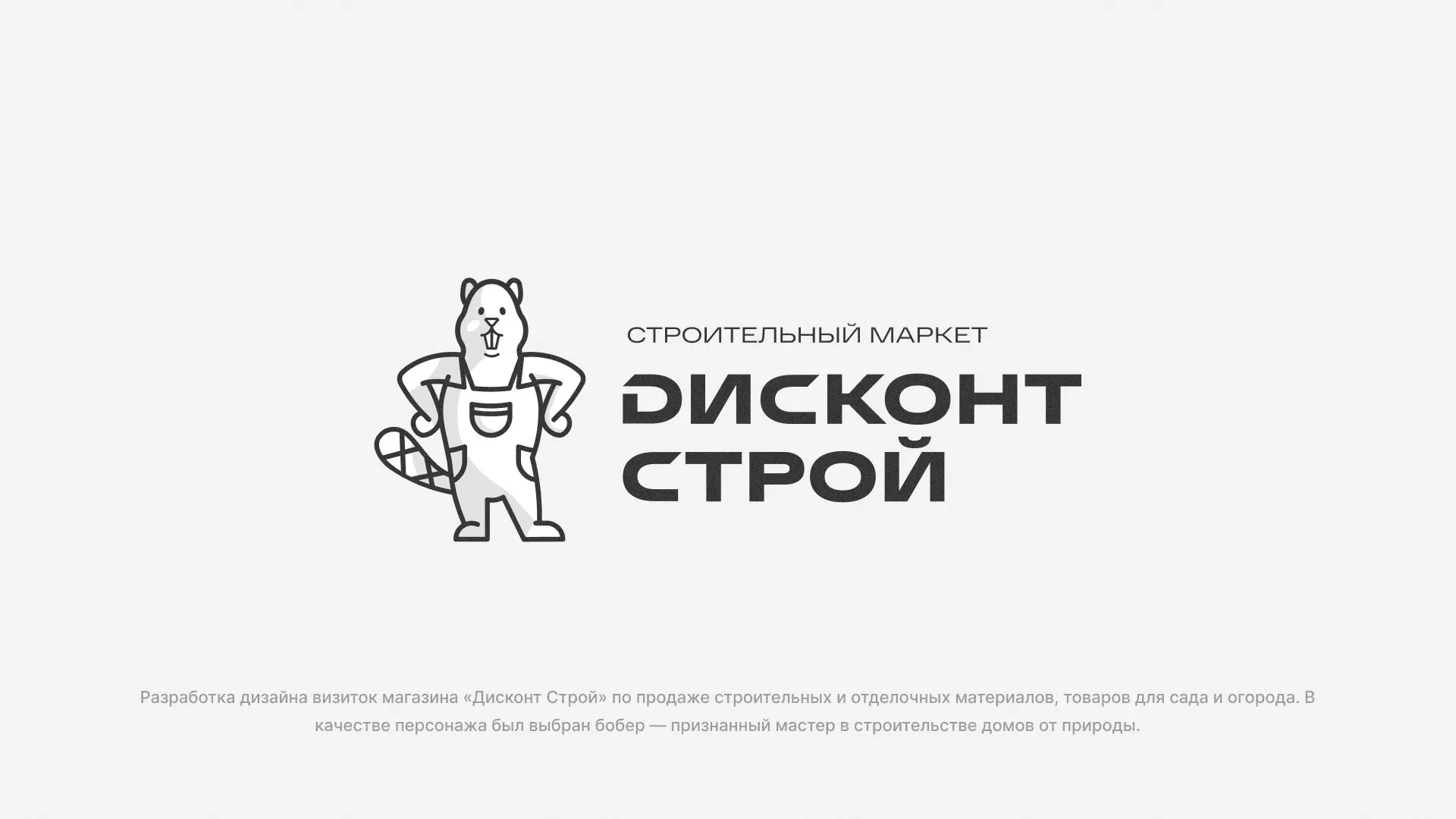 Разработка дизайна визиток магазина «Дисконт Строй» в Лосино-Петровске